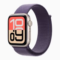 Apple Watch SE 3 40mm, Starlight Aluminum Case with Sport Loop - Purple Fog