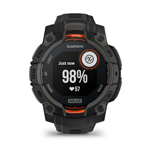 Умные часы Garmin Instinct 3 45mm, Solar, Black, Black Band