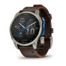 Умные часы Garmin D2 Mach 2 47mm, Titanium, Oxford Brown Leather Band