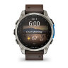 Умные часы Garmin D2 Mach 2 47mm, Titanium, Oxford Brown Leather Band