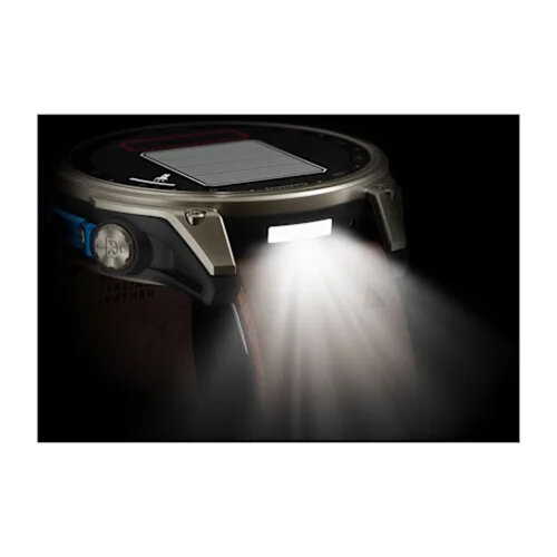 Умные часы Garmin D2 Mach 2 47mm, Titanium, Oxford Brown Leather Band