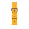 Ремешок Hermes для Apple Watch 46mm Kilim Single Tour - Темно-желтый (Jaune)