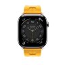 Ремешок Hermes для Apple Watch 46mm Kilim Single Tour - Темно-желтый (Jaune)