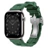 Apple Watch Hermes Series 12 46mm, спортивный ремешок Kilim зеленый