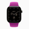 Apple Watch Series 12 42mm, Natural Titanium Case with Sport Band - Magenta