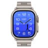 Apple Watch Hermès Ultra 4 49mm Natural Titanium, ремешок Scub’H Diving титаново-серый (Gris Titane)