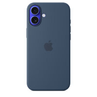 Силиконовый чехол для iPhone 16 Plus с MagSafe - Denim (Синий)