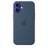 Силиконовый чехол для iPhone 16 Plus с MagSafe - Denim (Синий)