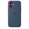Силиконовый чехол для iPhone 16 Plus с MagSafe - Denim (Синий)