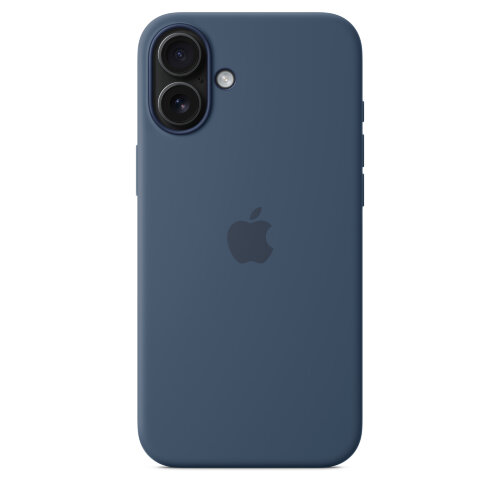 Силиконовый чехол для iPhone 16 Plus с MagSafe - Denim (Синий)