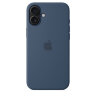 Силиконовый чехол для iPhone 16 Plus с MagSafe - Denim (Синий)