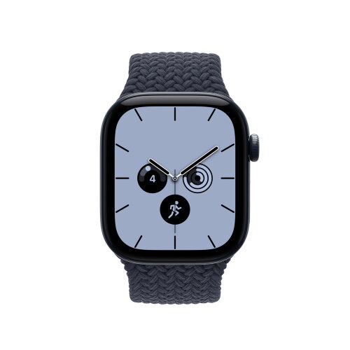 Монобраслет для Apple Watch 46mm Braided Solo Loop - Темно-синий (Navy Blue)