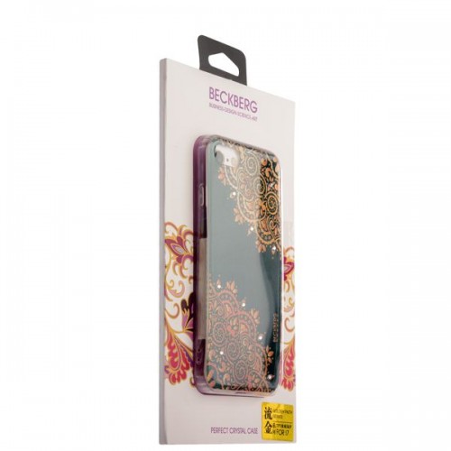 Накладка силиконовая Golden Faith для iPhone 8 и 7 со стразами Swarovski - Стиль 15