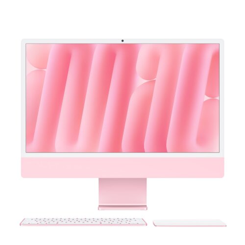 Apple iMac 24 inch (2024, M4, 16GB, 1TB SSD, 10-core GPU) Numeric+TrackPad Nano-texture glass Pink
