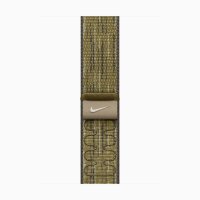 Спортивный браслет для Apple Watch 46mm Nike Sport Loop - Зеленый/Серый (Green/Grey)