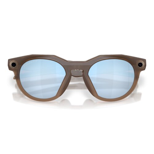 Oakley Meta (Коричневая оправа, линзы голубые)