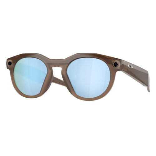 Oakley Meta (Коричневая оправа, линзы голубые)