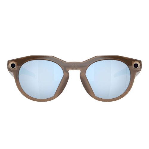 Oakley Meta (Коричневая оправа, линзы голубые)