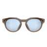 Oakley Meta (Коричневая оправа, линзы голубые)