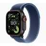 Ремешок для Apple Watch Ultra 49mm Trail Loop Black Titanium (M/L) - Blue/Bright Blue (Синий/Светло-голубой)