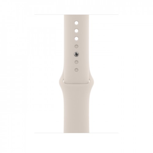 Apple Watch SE (2022) 44mm, Starlight Aluminum Case with Sport Band - Starlight