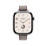 Тонкий ремешок Twill Jump Attelage Single Tour 42mm - Gris Meyer/Rouge Grenat (Серый)