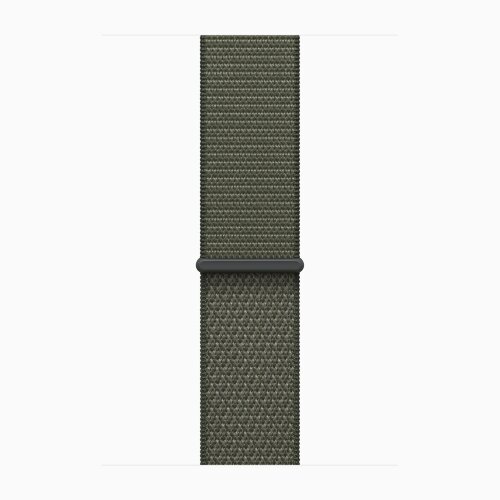 Apple Watch SE 3 40mm, Starlight Aluminum Case with Sport Loop - Forest