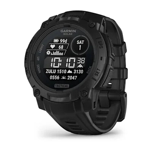 Умные часы Garmin Instinct 3 45mm, Black, Black Band