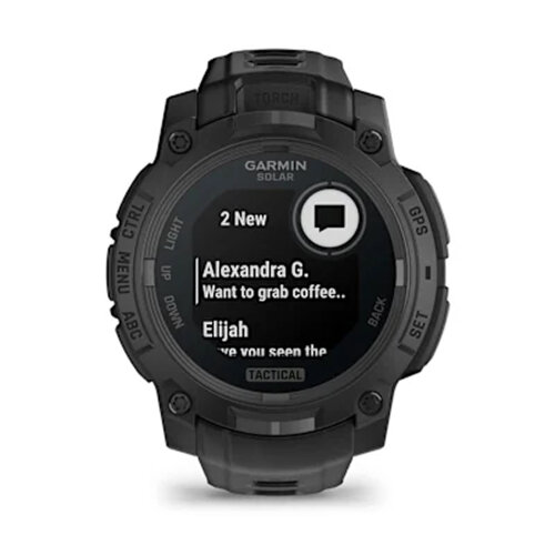 Умные часы Garmin Instinct 3 45mm, Black, Black Band