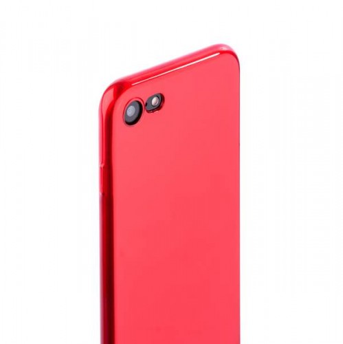 Чехол накладка силиконовая J-case 0.5mm для iPhone 7 красная