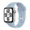Apple Watch SE (2023) 44mm, Silver Aluminum Case with Sport Band - Light Blue (Голубой)