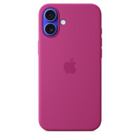 Силиконовый чехол для iPhone 16 Plus с MagSafe -Fuchsia (Розовый)