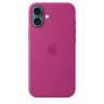 Силиконовый чехол для iPhone 16 Plus с MagSafe -Fuchsia (Розовый)
