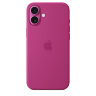 Силиконовый чехол для iPhone 16 Plus с MagSafe -Fuchsia (Розовый)