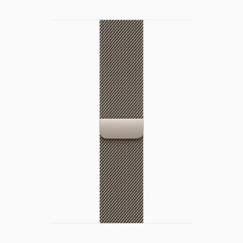 Apple Watch Series 10 42mm, Gold Titanium, Natural Milanese Loop
