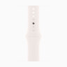 Apple Watch Series 10 42mm, Jet Black Aluminum Case with Sport Band - Light Blush