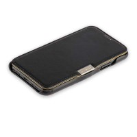 Чехол-книжка кожаный i-Carer для iPhone X luxury Series - Черный