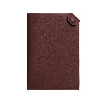 Чехол для паспорта Hermes Tarmac  Rouge Sellier (Темно-коричневый)