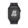 Спортивный браслет для Apple Watch 46mm Nike Sport Loop - Черный/Синий (Black/Blue)
