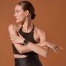 Ремешок Hermes для Apple Watch 42mm Bridon Lisere Attelage Double Tour - Бежевый/Белый (Beige de Weimar / Blanc)