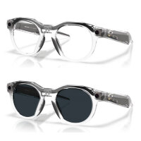 Oakley Meta Transitions (прозрачные линзы с затемнением в серый, прозрачная оправа)