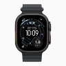 Apple Watch Ultra 3 49mm Black Titanium Case with Black Ocean Band