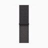 Apple Watch Series 11 42mm, Jet Black Aluminum Case with Sport Loop - Dark Gray