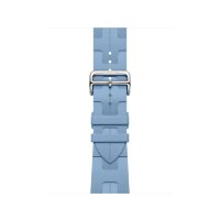 Ремешок Hermes для Apple Watch 42mm Kilim Single Tour - Голубой (Bleu Pastel)