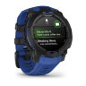 Умные часы Garmin Instinct 3 45mm, AMOLED, Black, Bolt Blue/Black Band