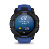 Умные часы Garmin Instinct 3 45mm, AMOLED, Black, Bolt Blue/Black Band