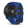 Умные часы Garmin Instinct 3 45mm, AMOLED, Black, Bolt Blue/Black Band