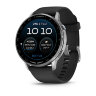 Умные часы Garmin D2 Air X15 45mm, Silver, Black Silicone Band