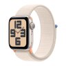 Apple Watch SE (2023) 44mm, Starlight Aluminum Case with Sport Loop - Starlight (Бежевый)