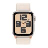 Apple Watch SE (2023) 44mm, Starlight Aluminum Case with Sport Loop - Starlight (Бежевый)